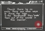 Standbild Holzindustrie United States USA, 1920, aus Sekunde 12 historischem Filmmaterial Videoclip 65675064423