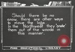 Standbild Holzindustrie United States USA, 1920, aus Sekunde 14 historischem Filmmaterial Videoclip 65675064423