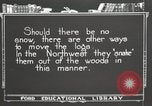 Standbild Holzindustrie United States USA, 1920, aus Sekunde 15 historischem Filmmaterial Videoclip 65675064423
