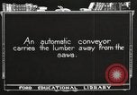 Image of lumber industry United States USA, 1920, second 59 stock footage video 65675064425