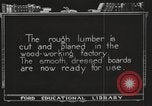 Image of lumber industry United States USA, 1920, second 27 stock footage video 65675064427