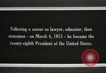 Immagine di Presidente Woodrow Wilson Washington DC USA, 1916, secondo 17 filmato di repertorio 65675064439