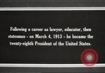 Immagine di Presidente Woodrow Wilson Washington DC USA, 1916, secondo 32 filmato di repertorio 65675064439