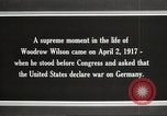 Immagine di Presidente Woodrow Wilson Washington DC USA, 1917, secondo 36 filmato di repertorio 65675064440