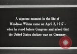 Immagine di Presidente Woodrow Wilson Washington DC USA, 1917, secondo 54 filmato di repertorio 65675064440