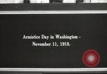 Image of Armistice Day parade with Woodrow Wilson and flamboyant drum major Washington DC USA, 1918, second 1 stock footage video 65675064442