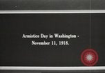 Image of Armistice Day parade with Woodrow Wilson and flamboyant drum major Washington DC USA, 1918, second 3 stock footage video 65675064442