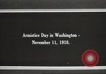 Image of Armistice Day parade with Woodrow Wilson and flamboyant drum major Washington DC USA, 1918, second 5 stock footage video 65675064442