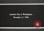 Image of Armistice Day parade with Woodrow Wilson and flamboyant drum major Washington DC USA, 1918, second 6 stock footage video 65675064442