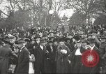 Image of Armistice Day parade with Woodrow Wilson and flamboyant drum major Washington DC USA, 1918, second 7 stock footage video 65675064442