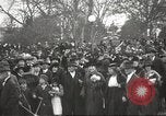 Image of Armistice Day parade with Woodrow Wilson and flamboyant drum major Washington DC USA, 1918, second 8 stock footage video 65675064442