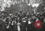 Image of Armistice Day parade with Woodrow Wilson and flamboyant drum major Washington DC USA, 1918, second 9 stock footage video 65675064442