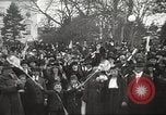 Image of Armistice Day parade with Woodrow Wilson and flamboyant drum major Washington DC USA, 1918, second 11 stock footage video 65675064442