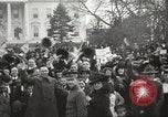 Image of Armistice Day parade with Woodrow Wilson and flamboyant drum major Washington DC USA, 1918, second 15 stock footage video 65675064442