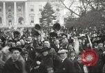 Image of Armistice Day parade with Woodrow Wilson and flamboyant drum major Washington DC USA, 1918, second 16 stock footage video 65675064442