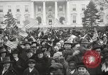 Image of Armistice Day parade with Woodrow Wilson and flamboyant drum major Washington DC USA, 1918, second 21 stock footage video 65675064442