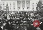 Image of Armistice Day parade with Woodrow Wilson and flamboyant drum major Washington DC USA, 1918, second 22 stock footage video 65675064442