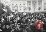 Image of Armistice Day parade with Woodrow Wilson and flamboyant drum major Washington DC USA, 1918, second 24 stock footage video 65675064442