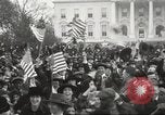 Image of Armistice Day parade with Woodrow Wilson and flamboyant drum major Washington DC USA, 1918, second 25 stock footage video 65675064442
