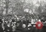 Image of Armistice Day parade with Woodrow Wilson and flamboyant drum major Washington DC USA, 1918, second 30 stock footage video 65675064442