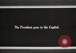 Image of Armistice Day parade with Woodrow Wilson and flamboyant drum major Washington DC USA, 1918, second 31 stock footage video 65675064442