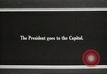 Image of Armistice Day parade with Woodrow Wilson and flamboyant drum major Washington DC USA, 1918, second 34 stock footage video 65675064442