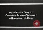 Image of Woodrow Wilson Atlantic Ocean, 1918, second 32 stock footage video 65675064444