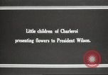 Standbild Woodrow Wilson Charleroi Belgien, 1919, aus Sekunde 6 historischem Filmmaterial Videoclip 65675064448
