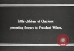 Standbild Woodrow Wilson Charleroi Belgien, 1919, aus Sekunde 7 historischem Filmmaterial Videoclip 65675064448