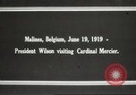 Immagine di Woodrow Wilson Mechelen Belgio, 1919, secondo 1 filmato di repertorio 65675064450