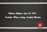 Immagine di Woodrow Wilson Mechelen Belgio, 1919, secondo 3 filmato di repertorio 65675064450