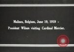 Immagine di Woodrow Wilson Mechelen Belgio, 1919, secondo 4 filmato di repertorio 65675064450