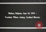 Immagine di Woodrow Wilson Mechelen Belgio, 1919, secondo 5 filmato di repertorio 65675064450