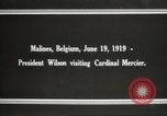 Immagine di Woodrow Wilson Mechelen Belgio, 1919, secondo 6 filmato di repertorio 65675064450