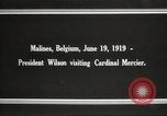 Immagine di Woodrow Wilson Mechelen Belgio, 1919, secondo 7 filmato di repertorio 65675064450