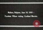 Immagine di Woodrow Wilson Mechelen Belgio, 1919, secondo 9 filmato di repertorio 65675064450