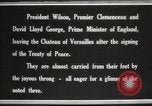 Image of Woodrow Wilson at treaty signing France, 1919, second 1 stock footage video 65675064454