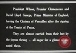 Image of Woodrow Wilson at treaty signing France, 1919, second 6 stock footage video 65675064454