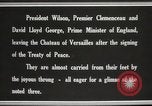 Image of Woodrow Wilson at treaty signing France, 1919, second 7 stock footage video 65675064454