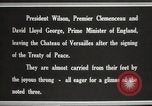 Image of Woodrow Wilson at treaty signing France, 1919, second 8 stock footage video 65675064454