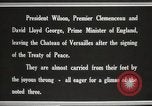 Image of Woodrow Wilson at treaty signing France, 1919, second 11 stock footage video 65675064454