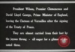 Image of Woodrow Wilson at treaty signing France, 1919, second 13 stock footage video 65675064454