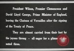 Image of Woodrow Wilson at treaty signing France, 1919, second 15 stock footage video 65675064454