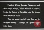Image of Woodrow Wilson at treaty signing France, 1919, second 18 stock footage video 65675064454