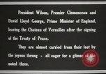 Image of Woodrow Wilson at treaty signing France, 1919, second 19 stock footage video 65675064454