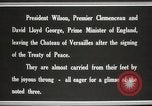 Image of Woodrow Wilson at treaty signing France, 1919, second 21 stock footage video 65675064454