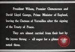 Image of Woodrow Wilson at treaty signing France, 1919, second 25 stock footage video 65675064454