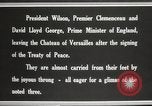 Image of Woodrow Wilson at treaty signing France, 1919, second 31 stock footage video 65675064454