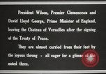 Image of Woodrow Wilson at treaty signing France, 1919, second 34 stock footage video 65675064454