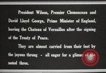 Image of Woodrow Wilson at treaty signing France, 1919, second 35 stock footage video 65675064454